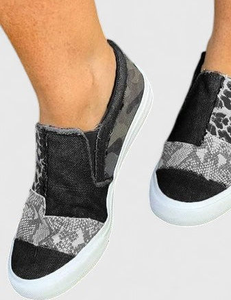 Seraphelle Davenport | Animal Print Slip-On Orthopedic Loafers