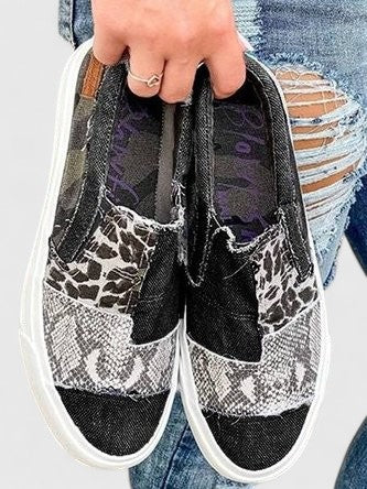 Seraphelle Davenport | Animal Print Slip-On Orthopedic Loafers