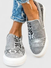 Seraphelle Davenport | Animal Print Slip-On Orthopedic Loafers