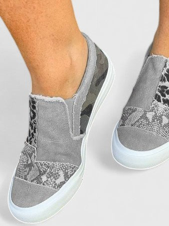 Seraphelle Davenport | Animal Print Slip-On Orthopedic Loafers