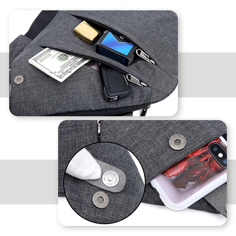 Maximilian Forsythe | Black Crossbody Sling Bag