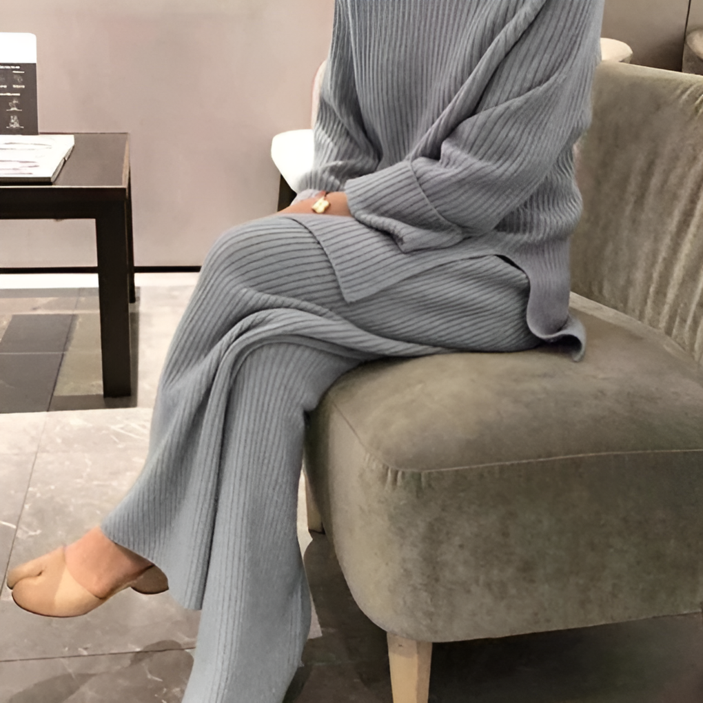 Elena Moretti | Cozy Knit Lounge Set For Women