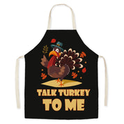Harvest Glow | Pilgrim Turkey Print Thanksgiving Apron Unisex