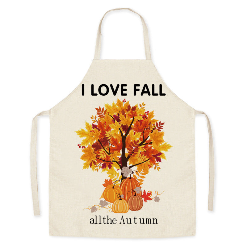 Harvest Glow | Pilgrim Turkey Print Thanksgiving Apron Unisex