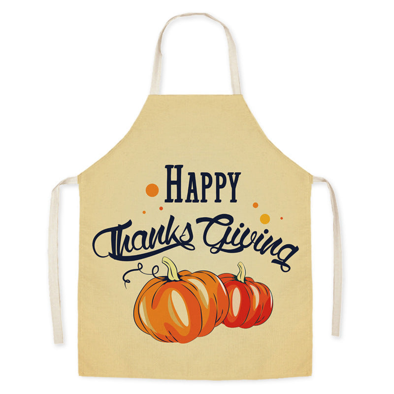 Harvest Glow | Pilgrim Turkey Print Thanksgiving Apron Unisex