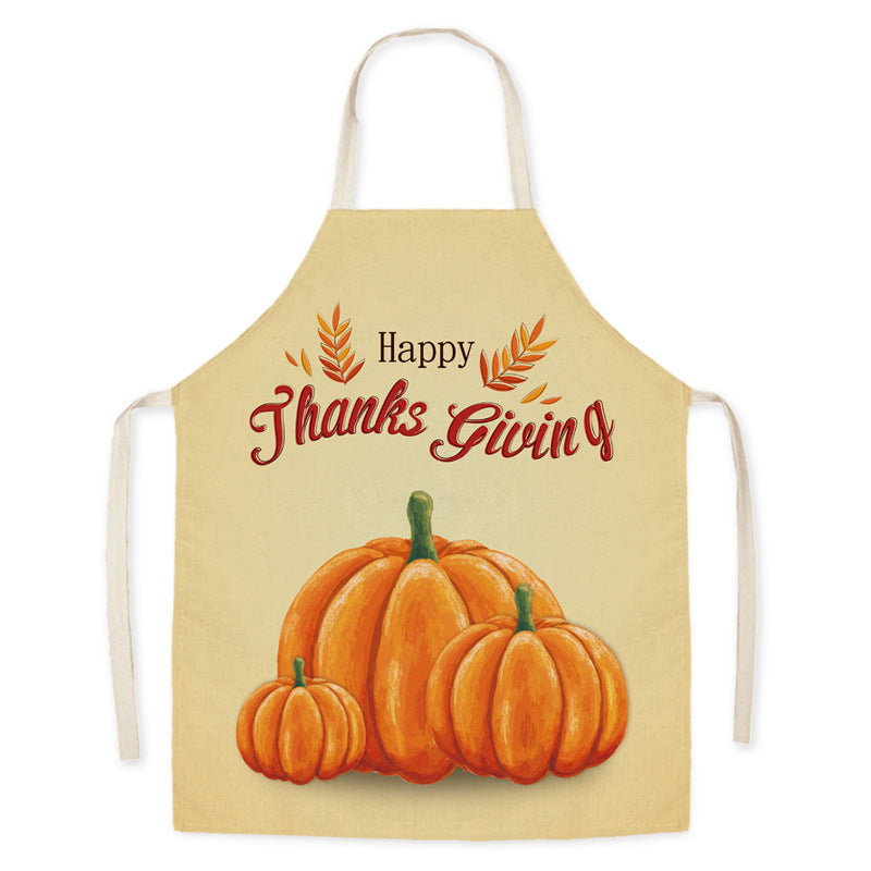 Harvest Glow | Pilgrim Turkey Print Thanksgiving Apron Unisex