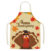 Harvest Glow | Pilgrim Turkey Print Thanksgiving Apron Unisex