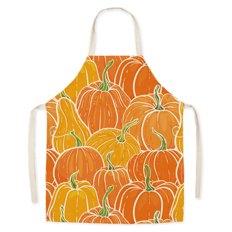 Harvest Glow | Pilgrim Turkey Print Thanksgiving Apron Unisex