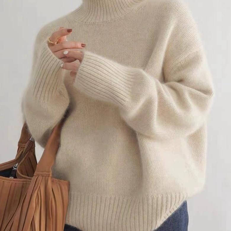 Aurore Winsfield | Turtleneck Cashmere Sweater For Women