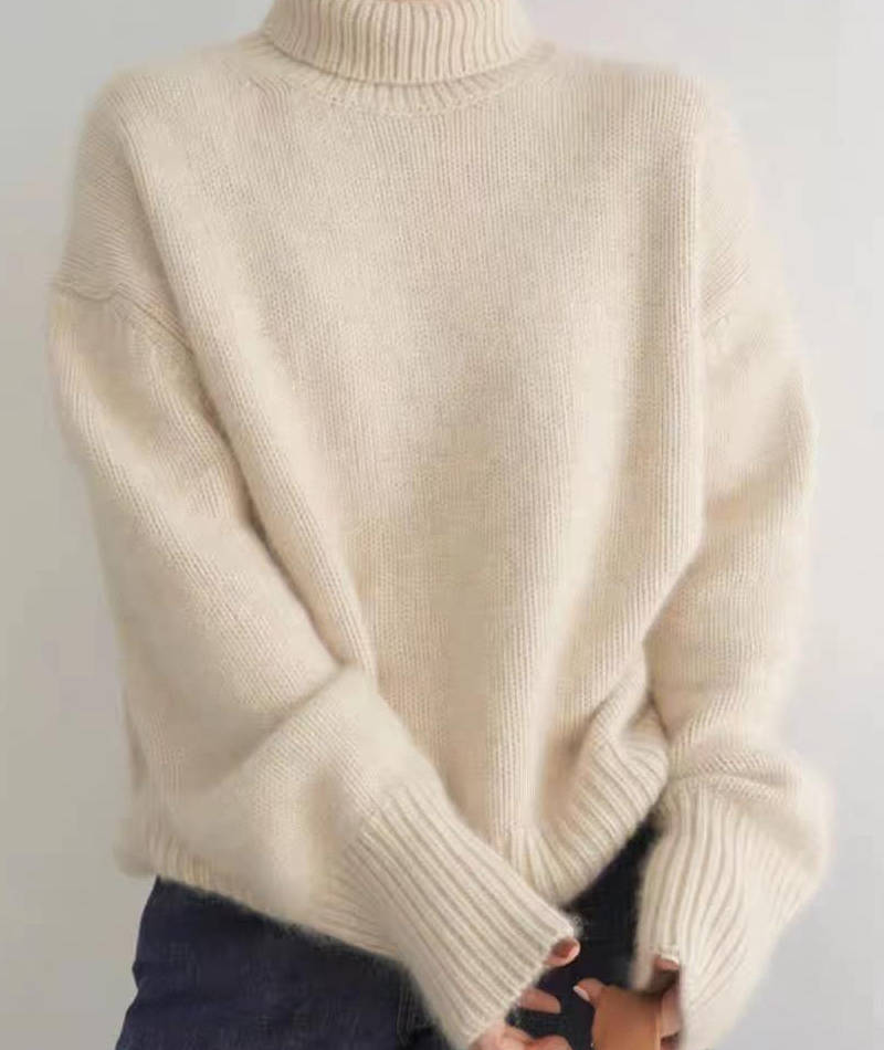 Aurore Winsfield | Turtleneck Cashmere Sweater For Women