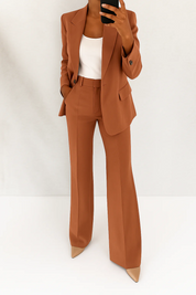 Margeline Thornvale | Blue Two-Piece Tailored Suit for Women