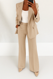 Margeline Thornvale | Blue Two-Piece Tailored Suit for Women