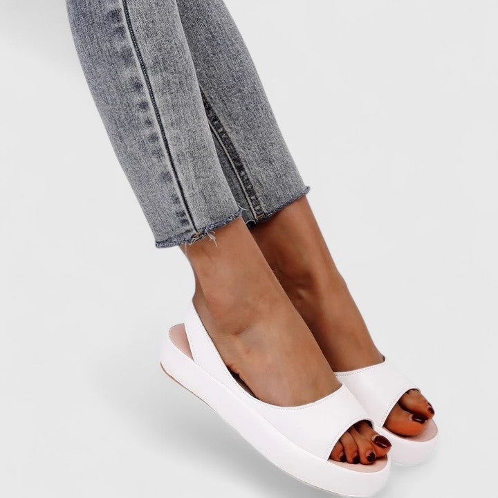 Genevra Sandoval | Pink Platform Orthopedic Sandals