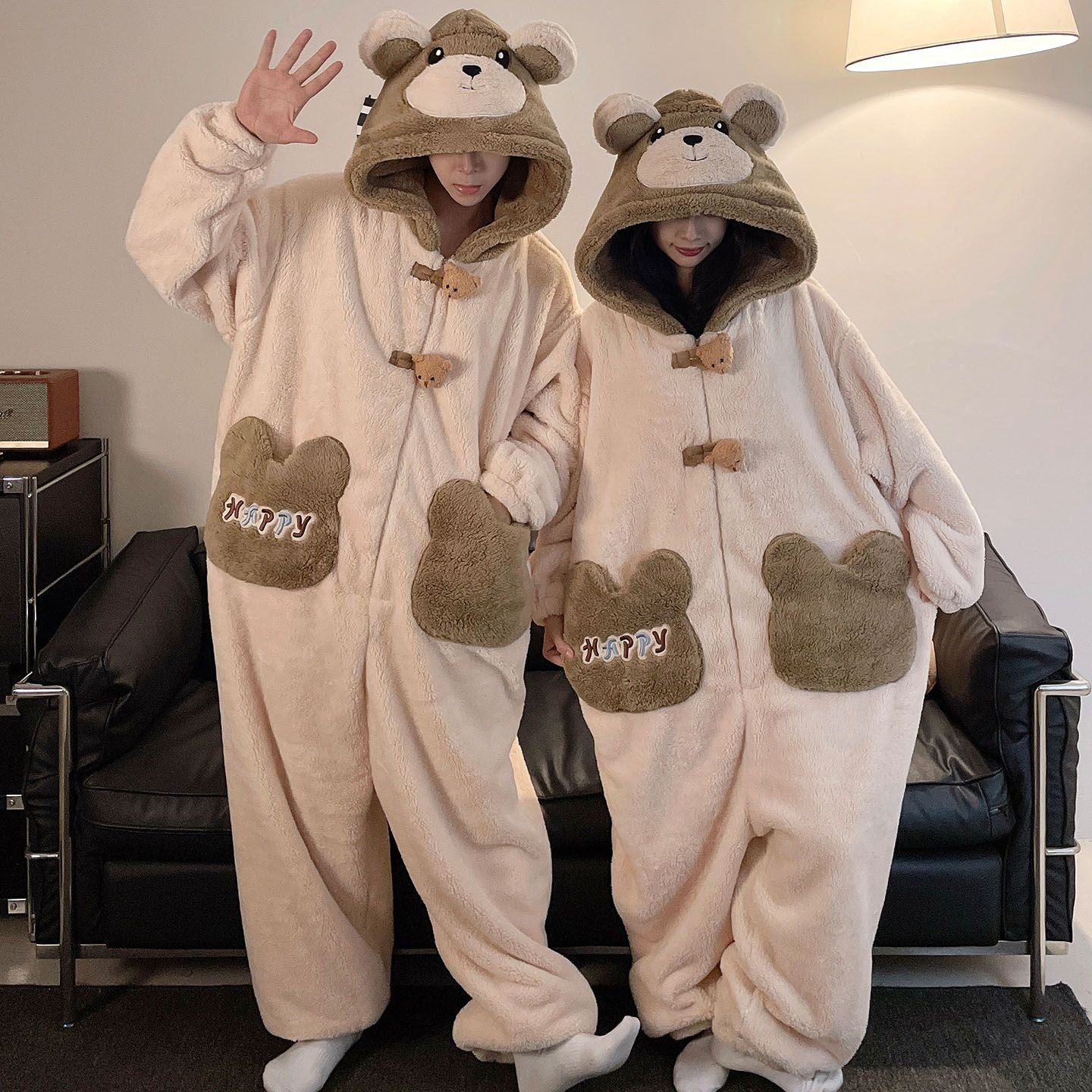 Indigo Corwin | Black Bat Plush Hooded Onesie Unisex & Couples