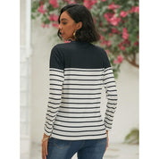 Noelle Ferrand | Striped Long Sleeve Top For Women