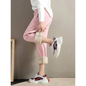 Ondine Fabregues | Cozy High-Waist Fleece Joggers For Women