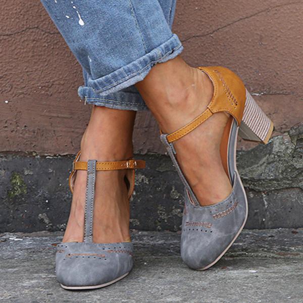 Juniper Terry | Balance Heel Shoes in Timeless Luxe