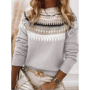 Adeline Farrow | Fair Isle Sweater For Women
