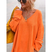 Francesca Moretti | Relaxed V-Neck Pullover For Women