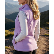 Margaux Sterling | Cozy Zip-Up Fleece Vest For Women