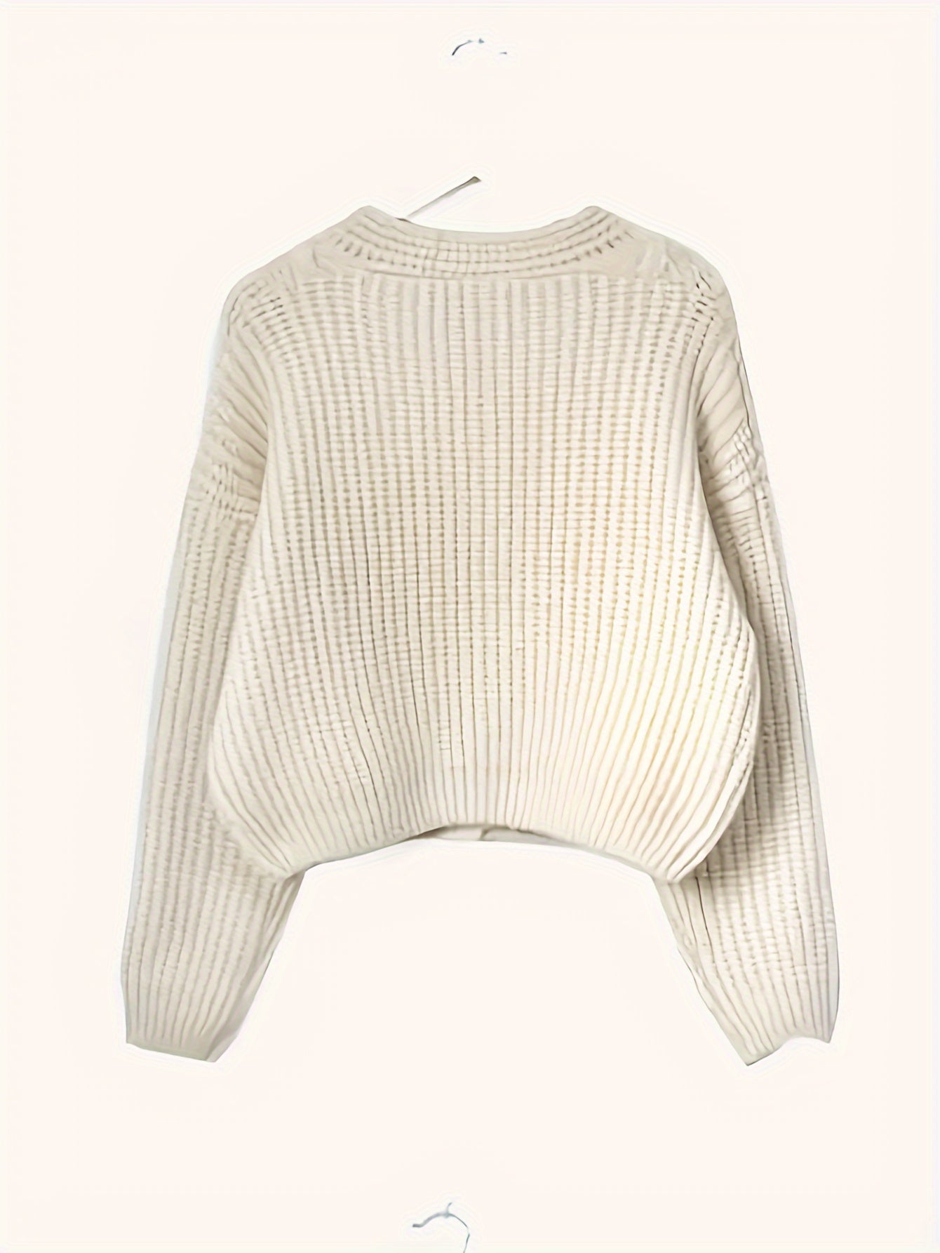 Lark Underhill | Apricot Chunky Cable-Knit Cardigan For Women