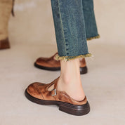 Rowena Ashfield | Brogue Mary Jane Flat Shoes For Women