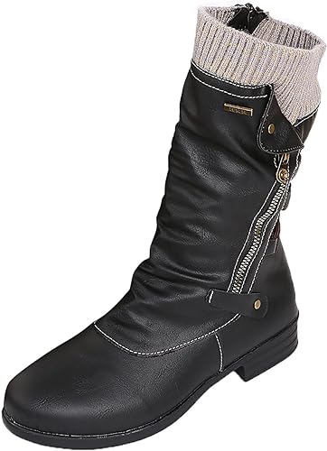 Merve Whitbury | Lace-Up Side-Zip Draped Boots For Women