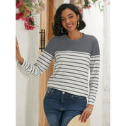 Noelle Ferrand | Striped Long Sleeve Top For Women