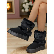 Camille Hawthorne | Cozy Fur-Trimmed Snow Boots For Women