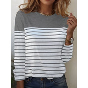 Noelle Ferrand | Striped Long Sleeve Top For Women