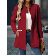 Odessa Whitmore | Elegant Stand-Collar Coat For Women