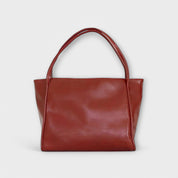 Celeste Vanthorpe | Black Faux Leather Oversized Tote Bag