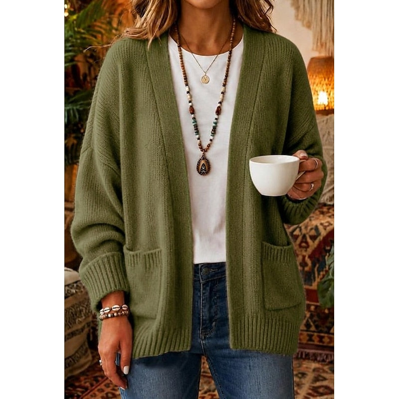 Bianca Ferrand | Blush Knit Sweater With Front Pockets For Women
