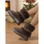 Camille Hawthorne | Cozy Fur-Trimmed Snow Boots For Women