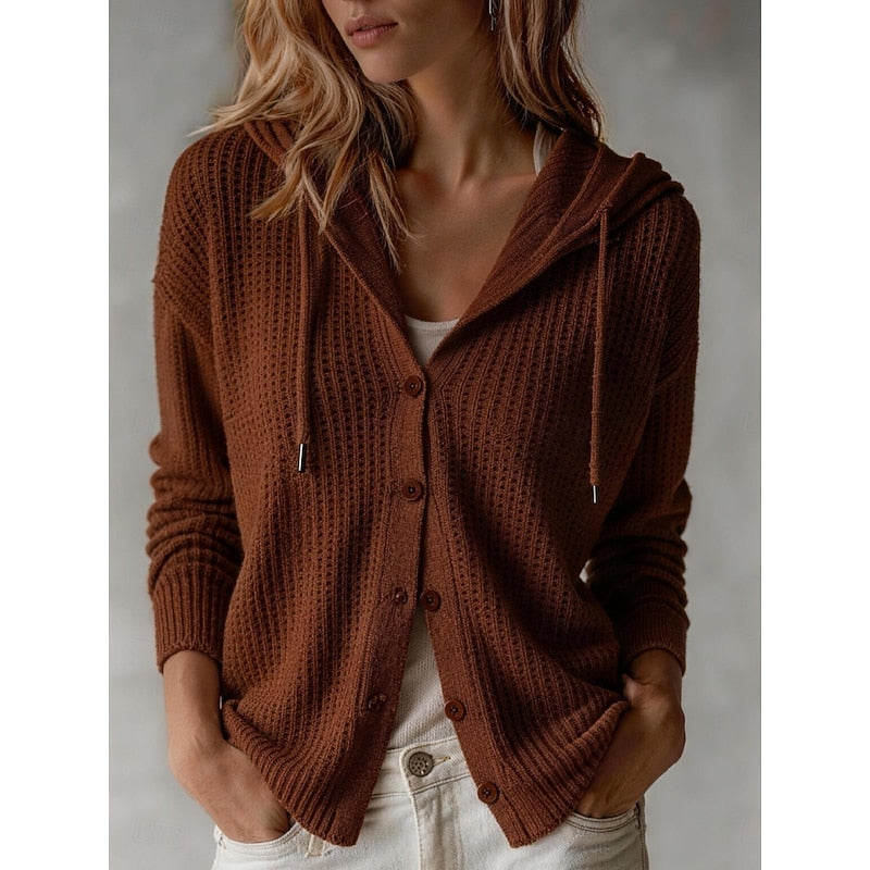 sadie-yarborough-maroon-hooded-waffle-knit-cardigan-for-women-model-01.jpg