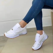 Claire Montrose | Navy Lace-Up Sneakers For Women