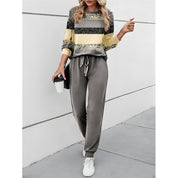 Adeline Beauregard | Color Block Lounge Two-Piece Set For Women