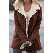 Anaïs Lefebvre | Sherpa-Lined Canvas Jacket For Women