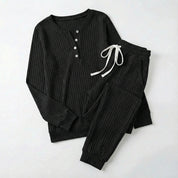 Juliette Bellamy | Ribbed Loungewear Set For Women