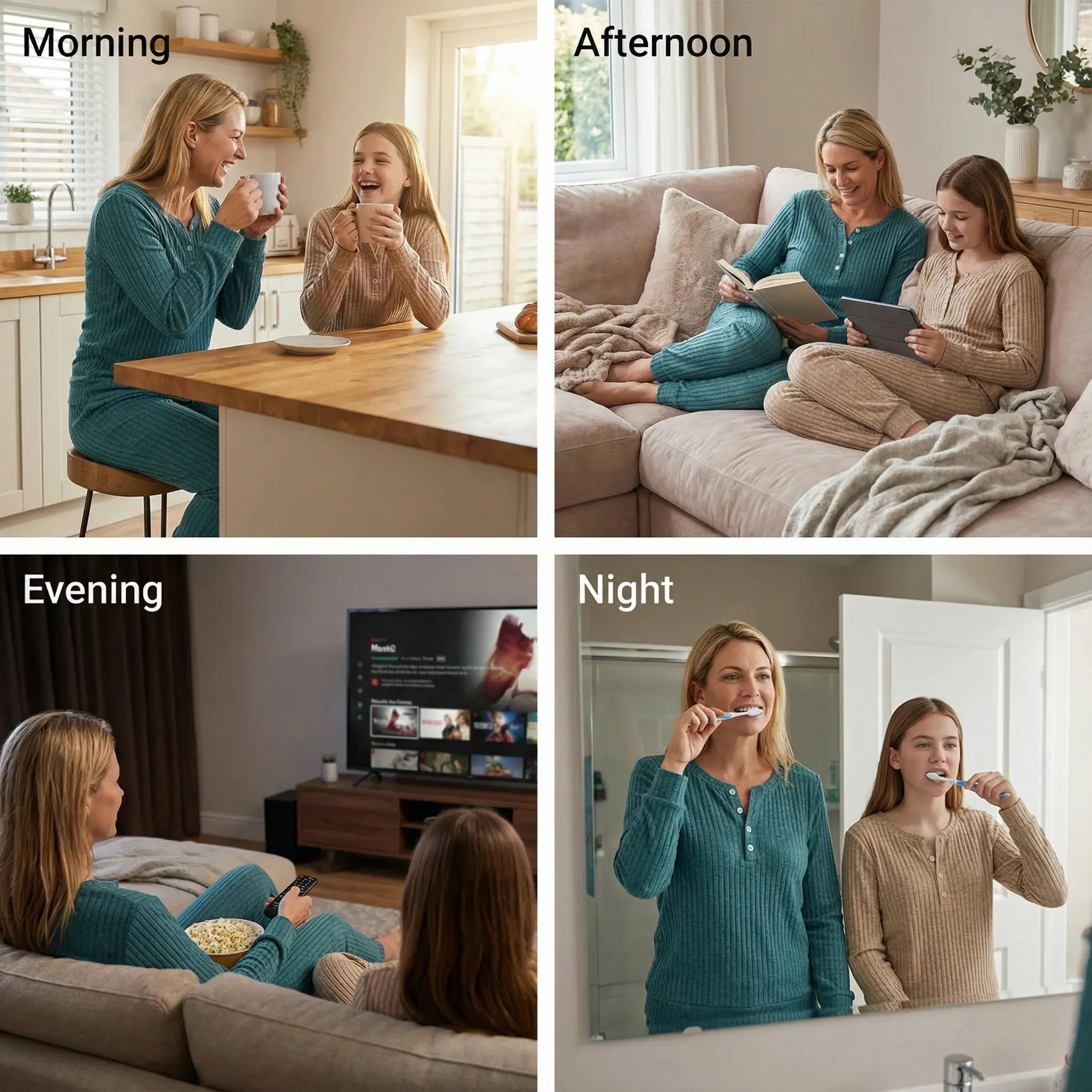 Juliette Bellamy | Ribbed Loungewear Set For Women