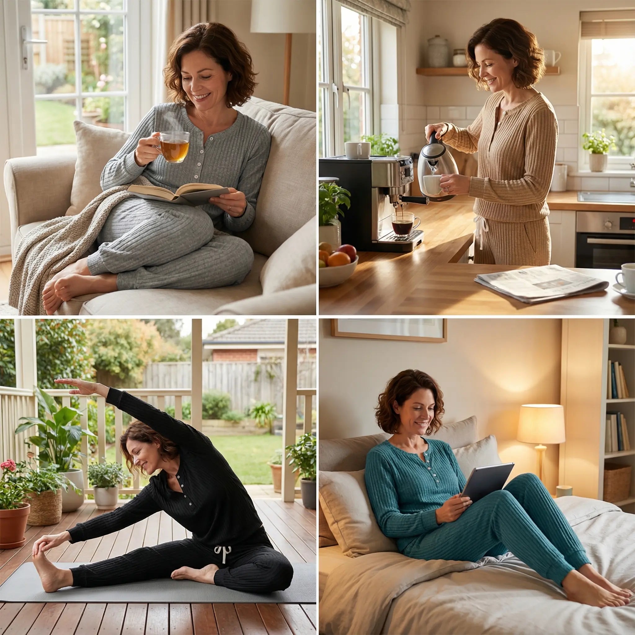 Juliette Bellamy | Ribbed Loungewear Set For Women