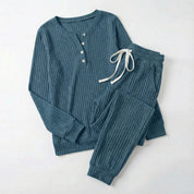 Juliette Bellamy | Ribbed Loungewear Set For Women