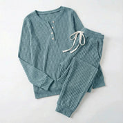 Juliette Bellamy | Ribbed Loungewear Set For Women