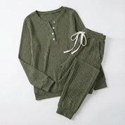 Juliette Bellamy | Ribbed Loungewear Set For Women