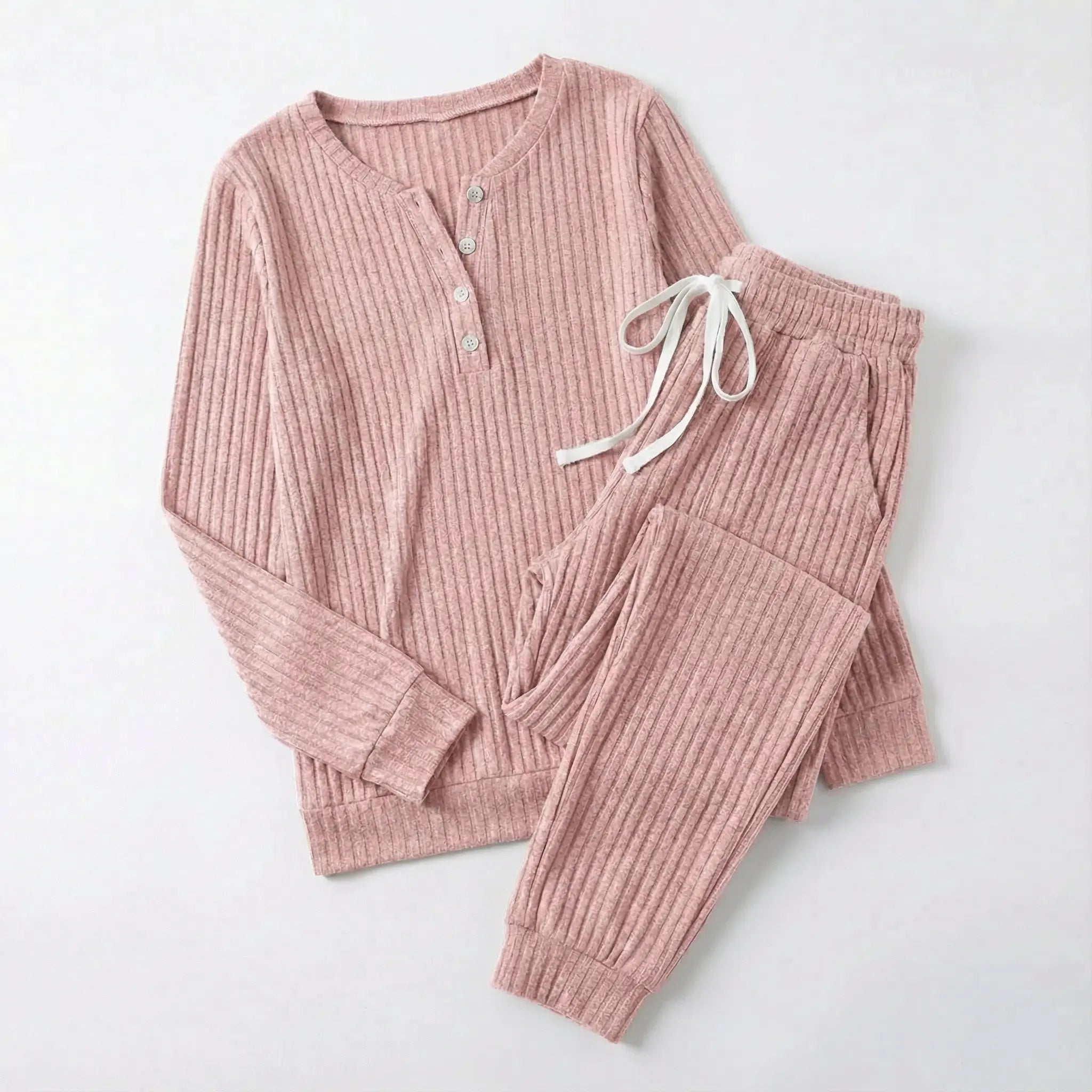 Juliette Bellamy | Ribbed Loungewear Set For Women