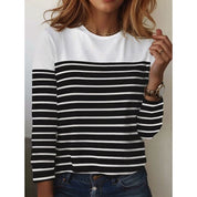 Noelle Ferrand | Striped Long Sleeve Top For Women
