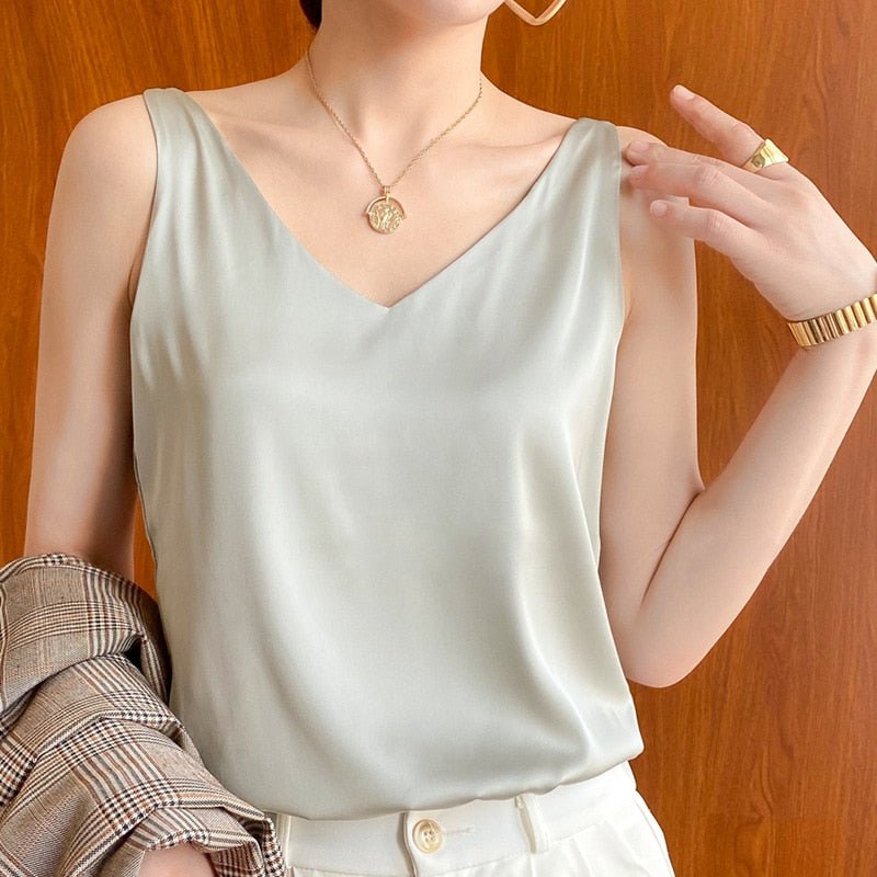 Elise Laurent | Silky Soft Tank Top For Women