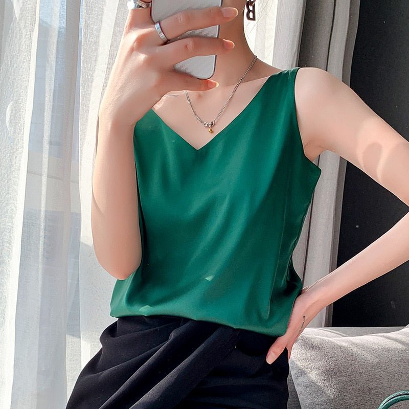 Elise Laurent | Silky Soft Tank Top For Women