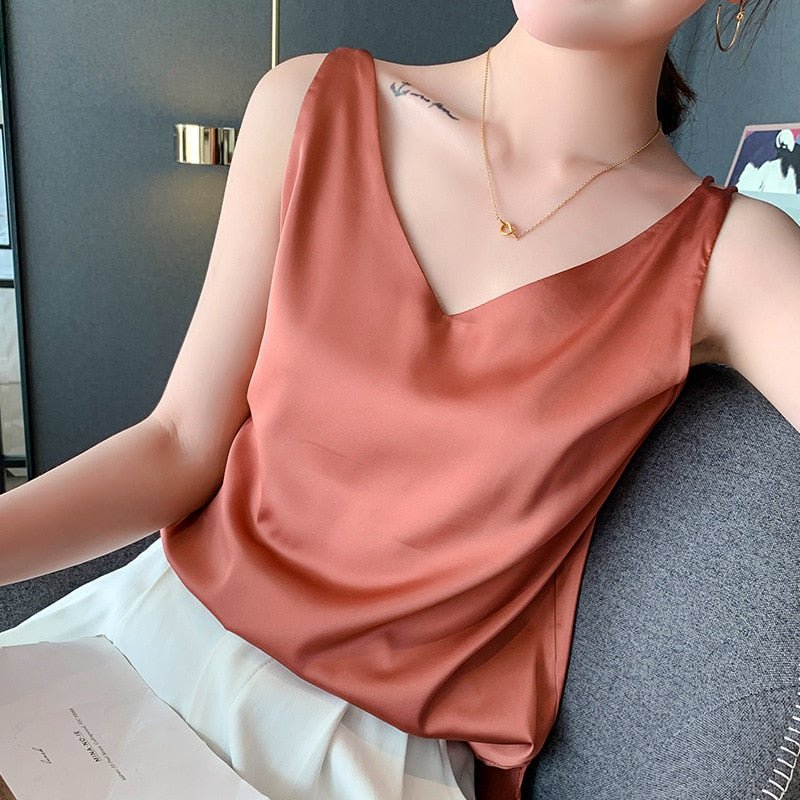 Elise Laurent | Silky Soft Tank Top For Women