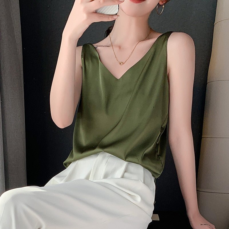 Elise Laurent | Silky Soft Tank Top For Women